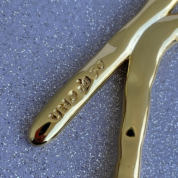 Uno de 50 • Initial K • Gold plated • Large - Picture 9 of 9
